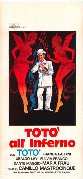 Repro 30x40cm - TOTO ALL INFERNO - Italienne