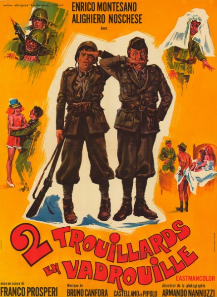 Affiche - DEUX TROUILLARDS EN VADROUILLE - 60x80cm