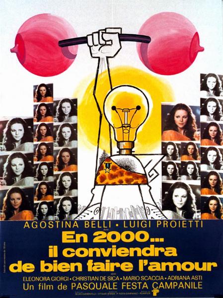 Affiche - EN 2000... IL CONVIENDRA DE BIEN FAIRE L'AMOUR - 60x80cm