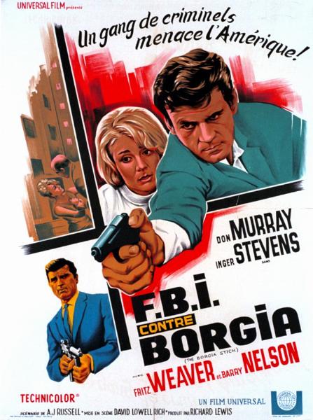 Affiche - F.B.I CONTRE BORGIA - 60x80cm