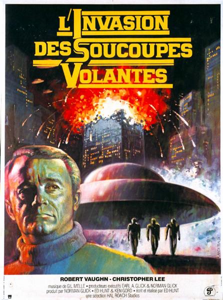 Affiche - INVASION DES SOUCOUPES VOLANTES (l') - 60x80cm