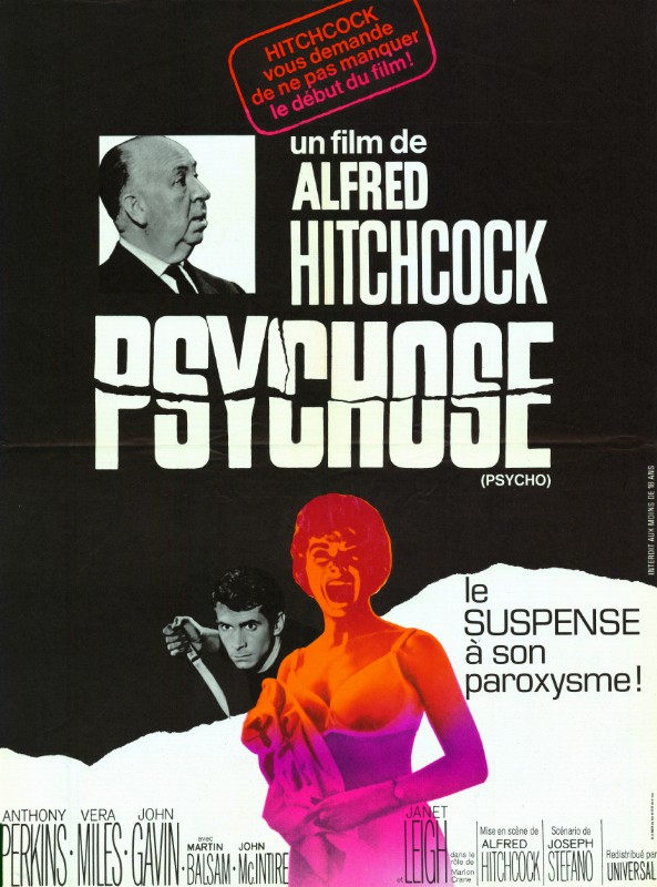 Repro 30x40cm - PSYCHOSE - Française