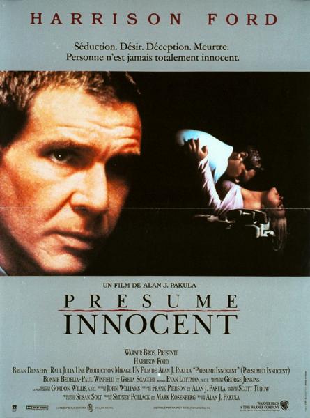 Affiche - PRESUME INNOCENT - 40x55cm