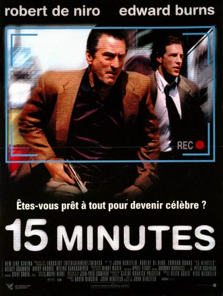 Affiche - 15 MINUTES - 40x55cm