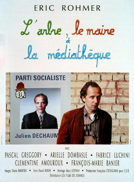 Affiche - ARBRE, LE MAIRE ET LA MEDIATHEQUE (l') - 40x55cm