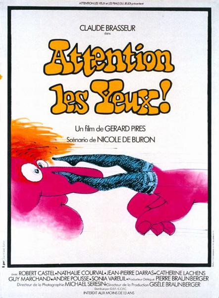Affiche - ATTENTION LES YEUX - 40x55cm