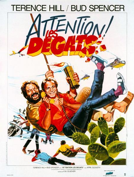 Affiche - ATTENTION LES DEGATS - 45x60cm
