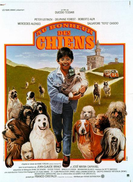 Affiche - AU BONHEUR DES CHIENS - 40x55cm