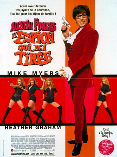Affiche - AUSTIN POWERS : L'ESPION QUI M'A TIREE - 40x55cm