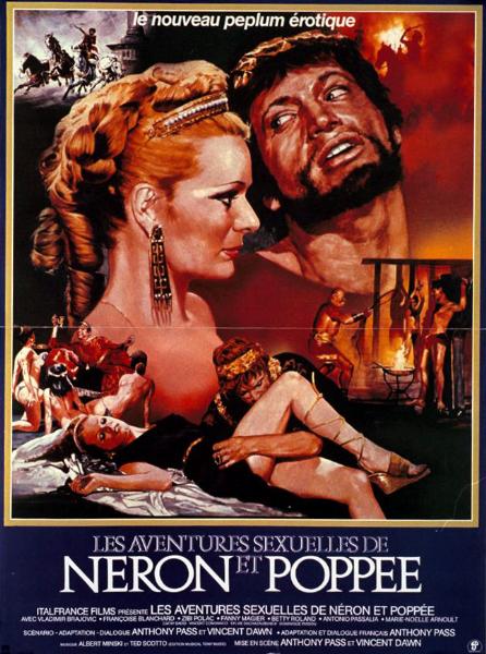Affiche - AVENTURES SEXUELLES DE NERON ET POPEE (les) - 40x55cm