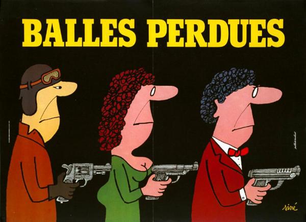 Affiche - BALLES PERDUES - 40x55cm