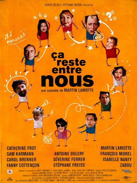Affiche - CA RESTE ENTRE NOUS - 40x55cm