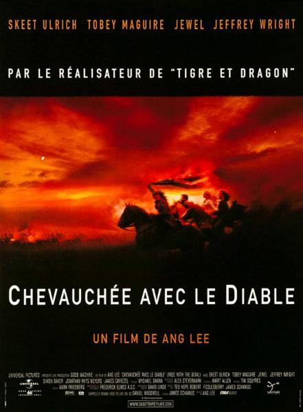 Affiche - CHEVAUCHEE AVEC LE DIABLE - 40x55cm