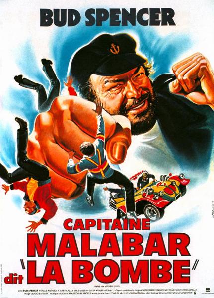 Affiche - CAPITAINE MALABAR DIT "LA BOMBE" - 40x55cm