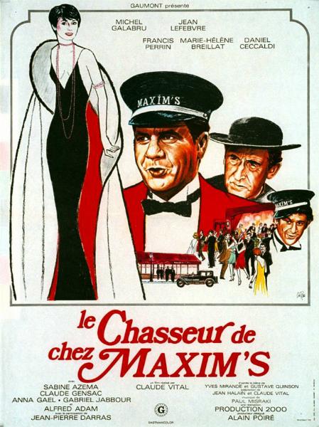 Affiche - CHASSEUR DE CHEZ MAXIM'S (le) - 40x55cm