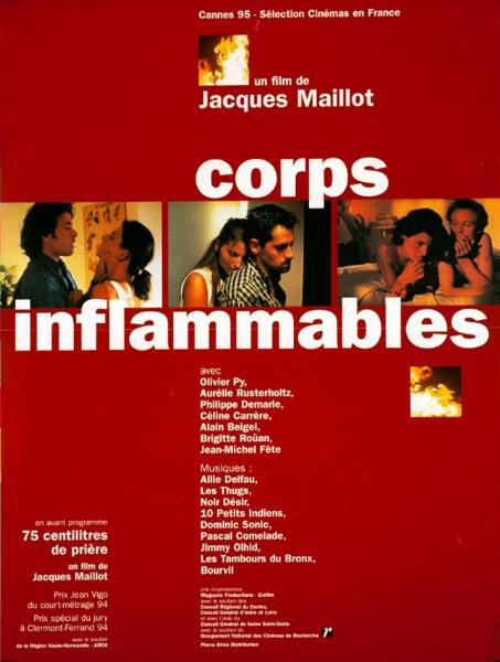 Affiche - CORPS INFLAMMABLES 75 CENTILITRES DE PRIERE - 40x55cm