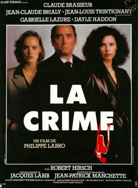 Affiche - CRIME (la) - 40x55cm
