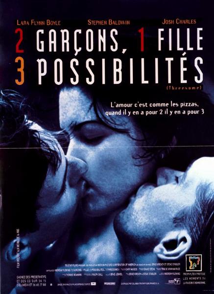 Affiche - DEUX GARCONS, 1 FILLE, 3 POSSIBILITES - 40x55cm