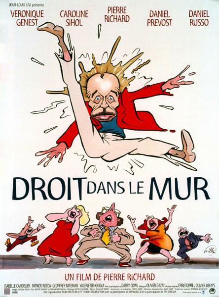 Affiche - DROIT DANS LE MUR - 40x55cm