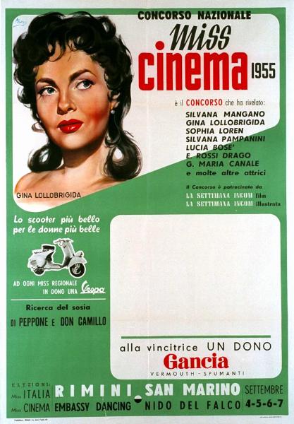 Repro 30x40cm - MISS ITALIA 60 - Italienne