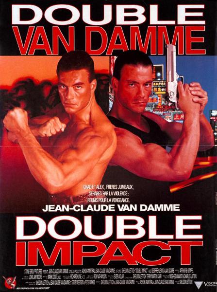 Affiche - DOUBLE IMPACT - 40x55cm