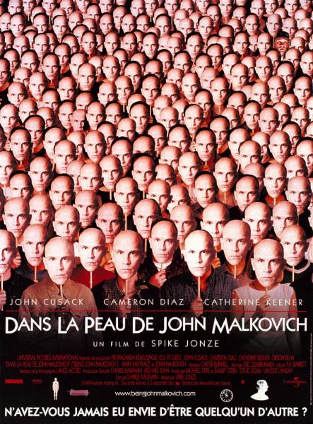 Affiche - DANS LA PEAU DE JOHN MALKOVICH - 40x55cm