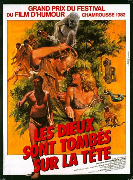 Affiche - DIEUX SONT TOMBES SUR LA TETE (les) - 40x55cm