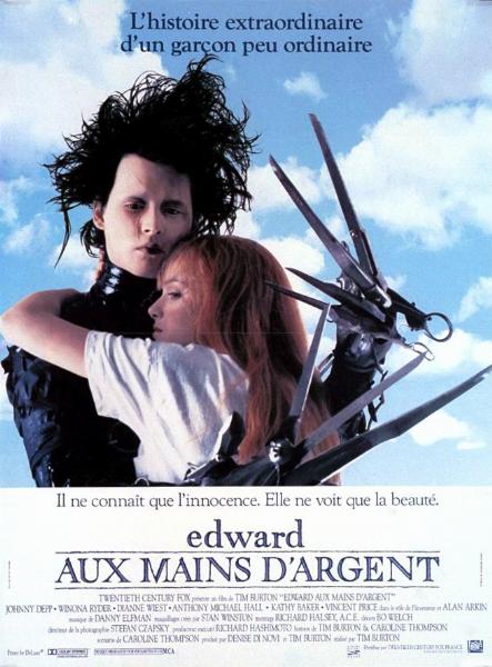 Affiche - EDWARD AUX MAINS D'ARGENT - 40x55cm