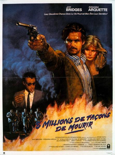 Affiche - HUIT MILLIONS DE FACONS DE MOURIR - 40x55cm