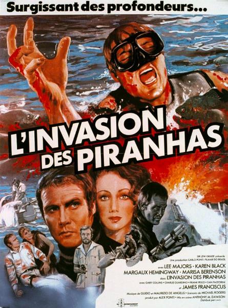 Affiche - INVASION DES PIRANHAS (L') - 40x55cm