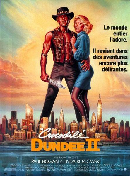 Affiche - CROCODILE DUNDEE 2 - 40x55cm