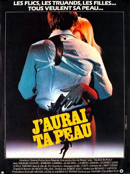 Affiche - J'AURAI TA PEAU - 40x55cm