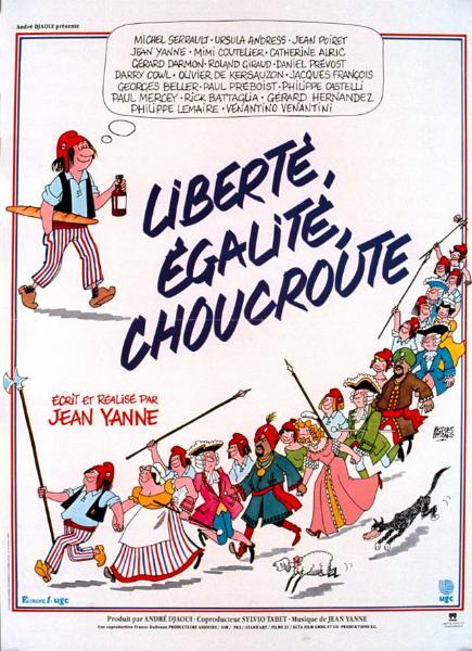 Affiche - LIBERTE, EGALITE, CHOUCROUTE - 40x55cm