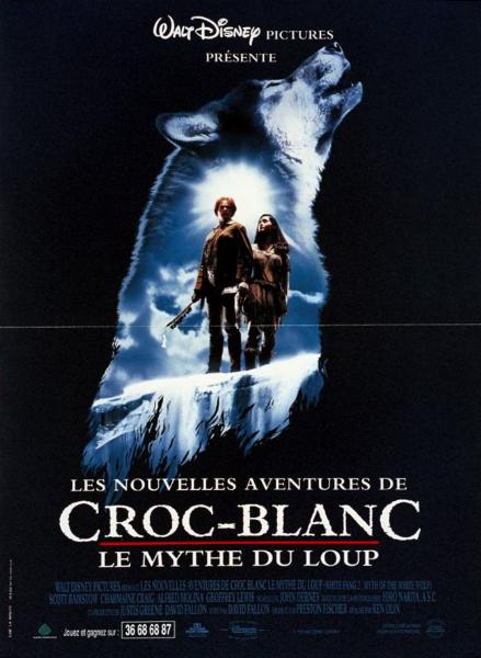 Affiche - NOUVELLES AVENTURES DE CROC-BLANC (les) - 40x55cm