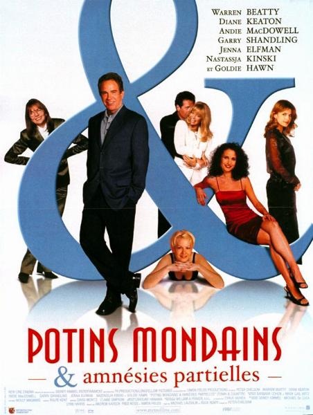 Affiche - POTINS MONDAINS ET AMNESIES PARTIELLES - 40x55cm