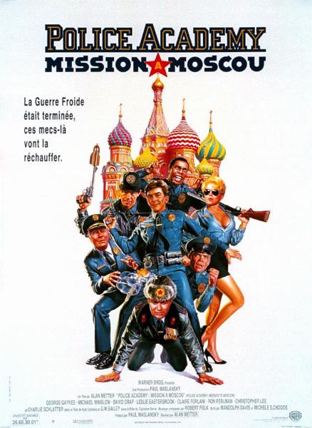Affiche - POLICE ACADEMY 7 : MISSION A MOSCOU - 40x55cm