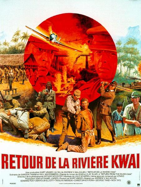 Affiche - RETOUR DE LA RIVIERE KWAI - 40x55cm