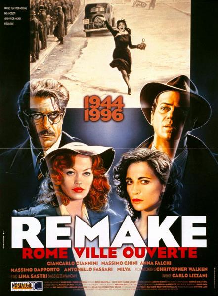 Affiche - REMAKE, ROME VILLE OUVERTE - 40x55cm