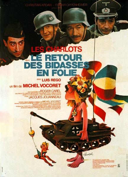 Affiche - RETOUR DES BIDASSES EN FOLIE (le) - 40x55cm