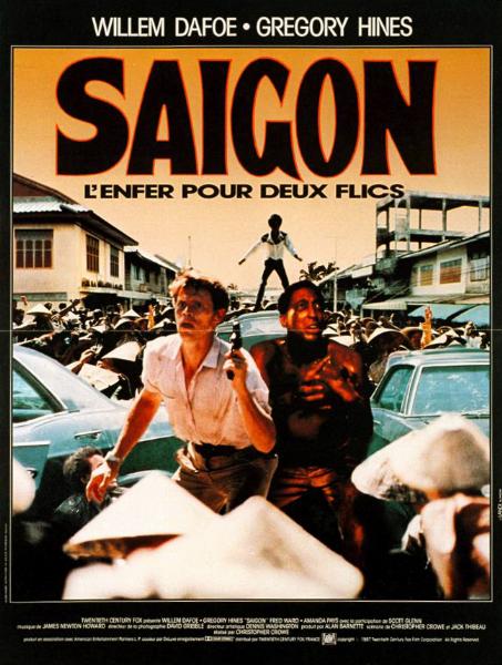 Affiche - SAIGON, L'ENFER POUR DEUX FLICS - 40x55cm