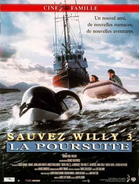 Affiche - SAUVEZ WILLY 3 - LA POURSUITE - 40x55cm