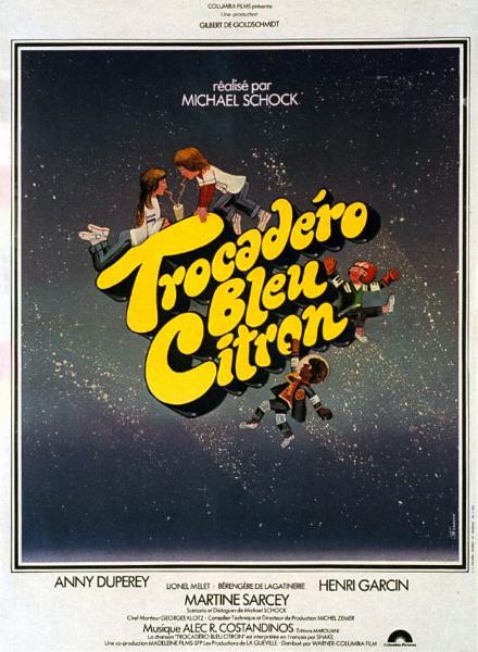 Affiche - TROCADERO BLEU CITRON - 40x55cm