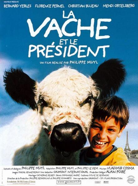 Affiche - VACHE ET LE PRESIDENT (la) - 40x55cm