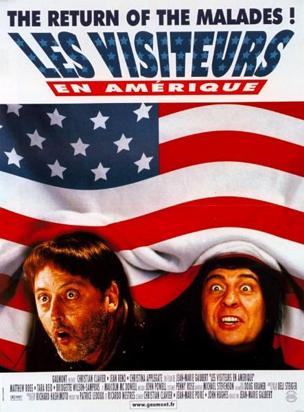 Affiche - VISITEURS EN AMERIQUE (les) - 40x55cm