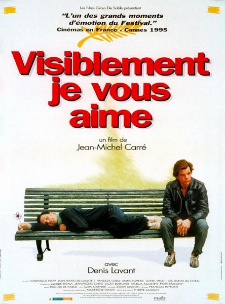 Affiche - VISIBLEMENT JE VOUS AIME - 40x55cm