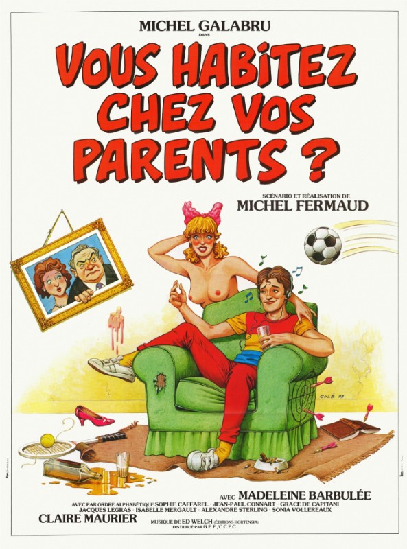Affiche - VOUS HABITEZ CHEZ VOS PARENTS ? - 40x55cm