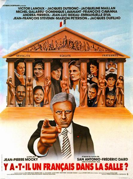 Affiche - Y A-T-IL UN FRANCAIS DANS LA SALLE ? - 40x55cm