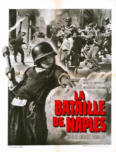 Repro 30x40cm - BATAILLE DE NAPLES (la) - Française