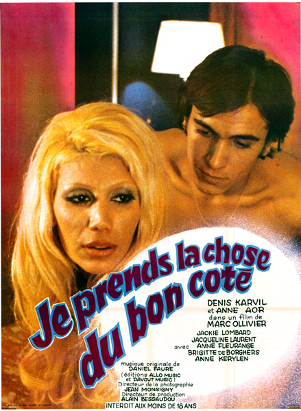 Affiche - JE PRENDS LA CHOSE DU BON COTE - 120x160cm