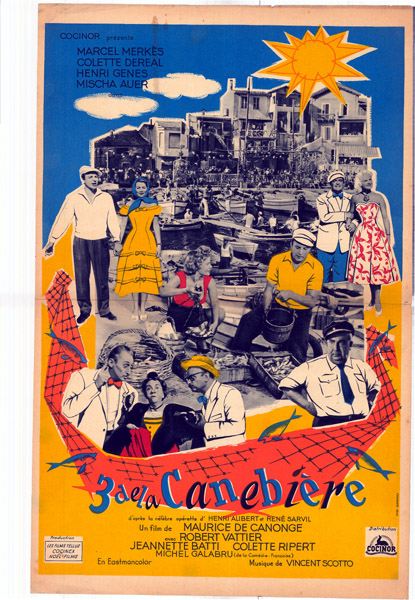 Affiche - TROIS DE LA CANEBIERE - 40x55cm